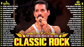 Classic Rock Songs 70s 80s 90s 🔥 Queen Guns N Roses Nirvana ACDC Bon Jovi Scorpions Aerosmith [upl. by Ulda]