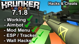 Krunkerio 718 Free Hacks amp Cheats WORKING [upl. by Aisinoid]