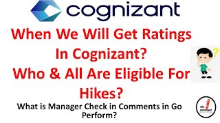 Cognizant Ratings Update When We Will Get Ratings In CognizantGoPerform Check In Comments Update [upl. by Skill]