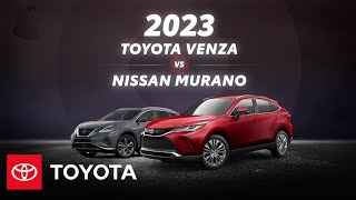 2023 Toyota Venza vs 2023 Nissan Murano  Toyota [upl. by Christoforo184]