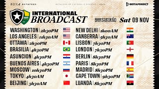 LIVE  Botafogo x Cuiabá  Brasileirão  International Broadcast [upl. by Ofelia]