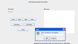 Audio Steganography Project in Java Report and PPT [upl. by Inal605]