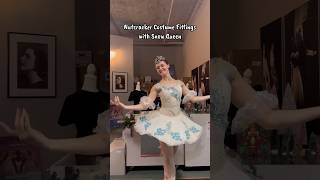 Nutcracker Costume Fitting with Savannah 👑❄️ shorts nutcracker ballet short [upl. by Acirema]