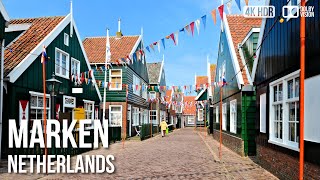 Marken The Island Town Below Sea Level  🇳🇱 Netherlands 4K HDR Walking Tour [upl. by Belmonte778]