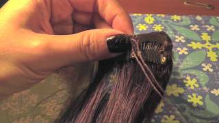 Como Hacer Extensiones Clip On Paso A Paso  Nina Tips Mty [upl. by Yeliab]