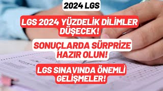 LGS yüzdelikleri düşecek 2024  Okul puanları ve yüzdelik dilimler nasıl olacak hangi yıla benzer [upl. by Miguelita823]