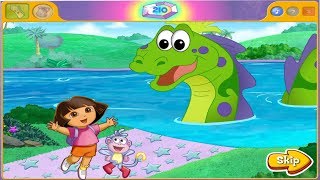 Dora the Explorer Big Birthday Adventure Sea Snake Lake game [upl. by Onez258]