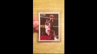 199394 Fleer Michael Jordan Basketball Card 28 [upl. by Hardan]