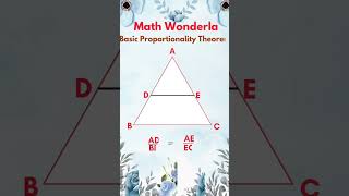 Basic Proportionality TheoremTriangles10 [upl. by Rosati133]