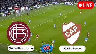 Club Atlético Lanús vs CA Platense  Argentine Division  Today Football live Match 2024 [upl. by Sarnoff]