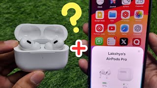 AirPods Pro 2 Ko iPhone Se Kaise Connect Kare  How To Connect AirPods Pro 2 To iPhone  In Hindi [upl. by Aurelie331]