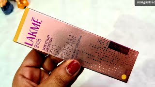 Lakme 9 to 5 skin stylish Collection CC Cream beige review in HindiSangsstyle [upl. by Ahtebbat757]