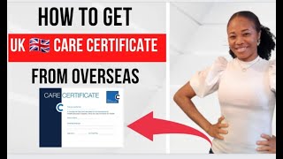 How to get UK Care Certificate from OverseasEnrol Now and get your dream job in UKCarecertificate [upl. by Eerehs]