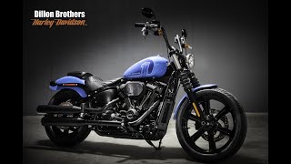 2022 Harley Davidson Street Bob in Fastback Blue [upl. by Einttirb]