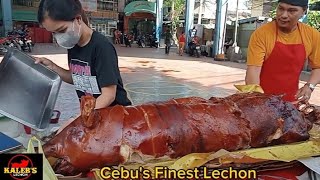 Cebus Finest Lechon  KaLebs Lechon Cebu  Huge Crispy Lechon [upl. by April]