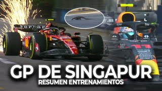 FERRARI AMENAZA y RED BULL ENFRENTA DIFICULTADES  PRÁCTICAS GP de SINGAPUR  F1 2023 [upl. by Argela]