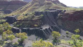 Wittenoom Blue Sky Mine  Pilbara  Western Australia  Ghost Town  DJI  Mini 2 [upl. by Sammer]