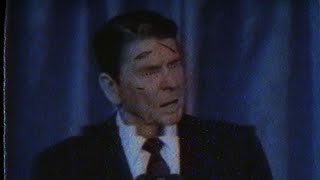 SCP1981 Ronald Reagan Cut Up While Talking ORIGINAL FOOTAGE [upl. by Anaj458]