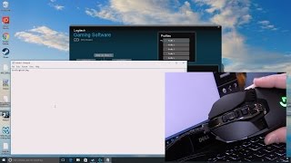 Logitech G900 Chaos Spectrum  How to mix keystrokes with mouse clicks in a Macro [upl. by Ahsiena]