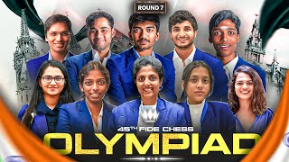 Chess Olympiad 2024 Round 7  India vs China Open India vs Georgia Women [upl. by Olinde587]