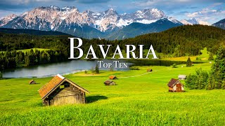 Top 10 Places To Visit In Bavaria  4K Travel Guide [upl. by Pals]