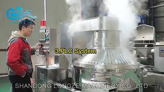 Large Scale Industrial Creamy Mushroom Kettle Popcorn Popping Making Machinepopcornpopcornmachine [upl. by Froma]