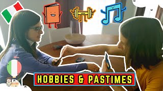 How to Talk about HOBBIES in Italian   Authentic Italian Vocabulary Subtitles [upl. by Ardnuhsal516]