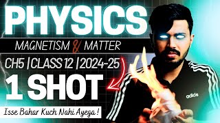 Magnetism amp Matter Detailed Oneshot  PYQ Chapter 5 Class 12 Physics CBSE 202425 🔥 cbse [upl. by Thirzia]