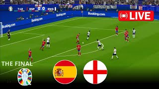 Spain vs England 21  THE FINAL  UEFA Euro Cup 2024  eFootball Pes 21 Gameplay [upl. by Akinak]