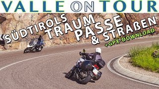 Südtirol Motorrad Tour  die schönsten Pässe und Straßen der Dolomiten [upl. by Sauveur]