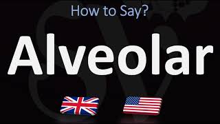 How to Pronounce Alveolar 2 WAYS UKBritish Vs USAmerican English Pronunciation [upl. by Anselmi]