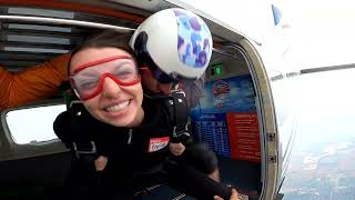 Rebekah Spors  Tandem Skydive at Skydive Indianapolis [upl. by Eytteb]