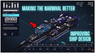 Starfield  Improving the Narwhal Ship Customization Guide [upl. by Cusick]