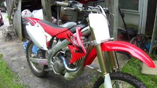 2006 CRF450R cold start [upl. by Esina]