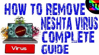 HOW TO REMOVE NESHTA VIRUS COMPLETE GUIDE  BEST TAMIL TUTORIALS [upl. by Camden985]