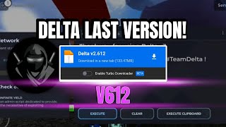 NEW DELTA EXECUTOR LASTEST VERSION V612  DELTA EXECUTOR MOBILE ROBLOX [upl. by Yale702]