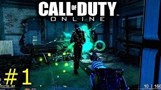 CoD Online ZOMBIES Gameplay Verruckt 1  Call Of Duty Robot Zombies [upl. by Halsey]