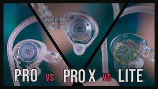 KZ Edx pro VS Edx pro x VS Edx lite [upl. by Leba]