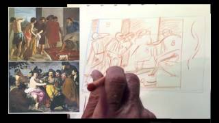 Vilppu short clip of Velazquez painting analysis [upl. by Kentigerma]