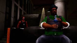 Big Smokes death Definitive Edition  GTA San Andreas Remastered [upl. by Ahsaela]