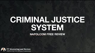 CRIMINAL JUSTICE SYSTEM  Napolcom PNP Entrance Exam Review [upl. by Laurance632]