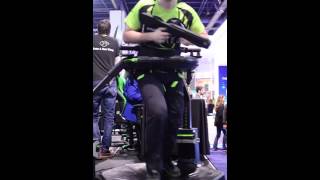 Virtuix Omni demonstration at CES 2016 [upl. by Uhayile]