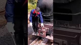 Manual hooking process of the train [upl. by Dagney]