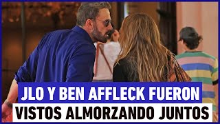 JLO y Ben Affleck almorzaron juntos tras firmar el divorcio [upl. by Rohpotsirhc]