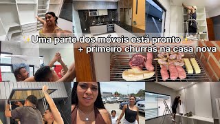 OS MÓVEIS DA COZINHA CLOSET E QUARTO DA BABY FICARAM PRONTOS Instalamos o espelho do banheiro🥹❤️🙏🏽 [upl. by Airekal]