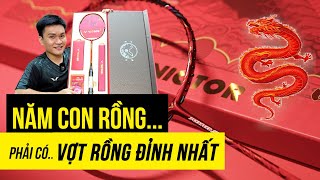 Đây là SET VỢT CHƠI TẾT BẢNH NHẤT 2024  SET VỢT CẦU LÔNG VICTOR RỒNG ĐỎ  VICTOR JETSPEED S CNY [upl. by Twelve482]