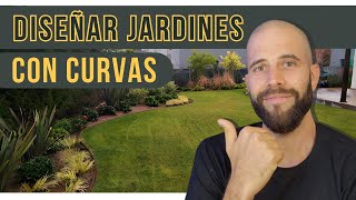 Cómo DISEÑAR JARDINES con CURVAS  3 TÉCNICAS de PAISAJISMO para el DISEÑO de JARDINES con CURVAS👌✍ [upl. by Felic]