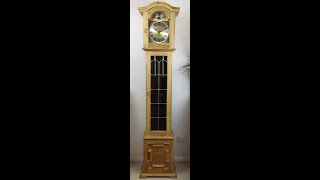 Strike Sound Longcase TEMPUS FUGIT Pendulum Grandfather Clock  Item 86  Adelaide Clocks [upl. by Rawde]