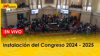 EN VIVO  Instalación del Congreso 2024  2025 discurso de Petro de la oposición y más  La W [upl. by Wescott833]