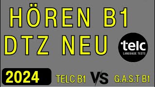 DTZ TELC B1 Hören 2024  B1 Test Hörverstehen  Prüfung B1  DTZ GAST [upl. by Newsom]